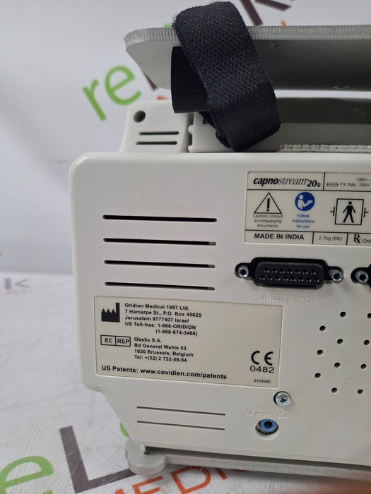 Oridion Capnostream 20P Capnography Monitor