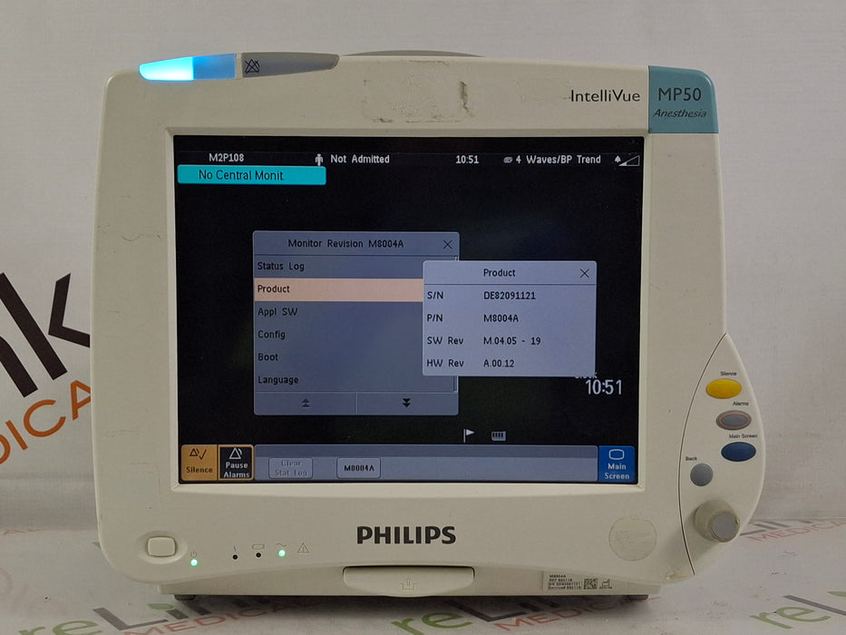 Philips IntelliVue MP50 - Anesthesia Patient Monitor