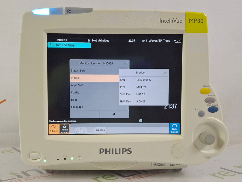 Philips IntelliVue MP30 Patient Monitor