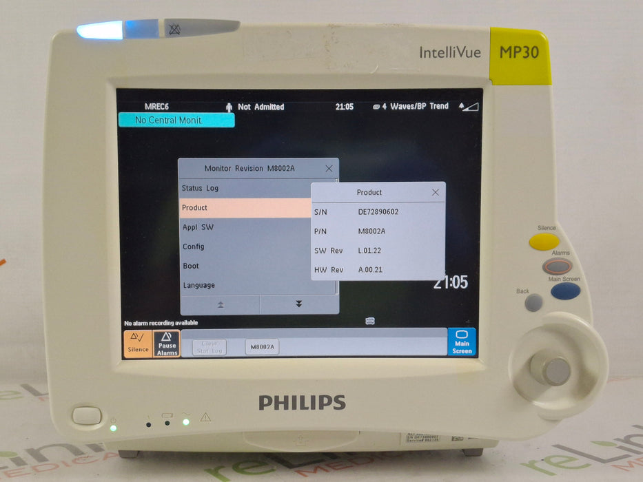 Philips IntelliVue MP30 Patient Monitor