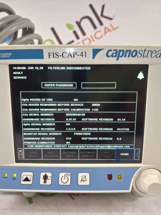 Oridion Capnostream 20P Capnography Monitor