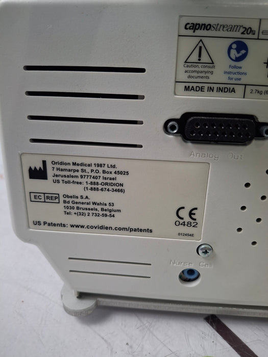 Oridion Capnostream 20P Capnography Monitor