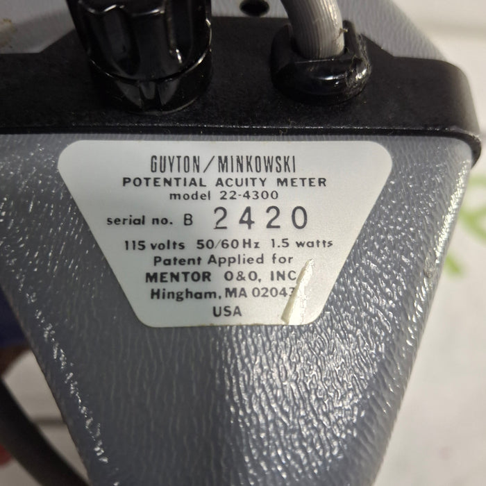 Guyton Minkowski 22-4300 Potential Acuity Meter