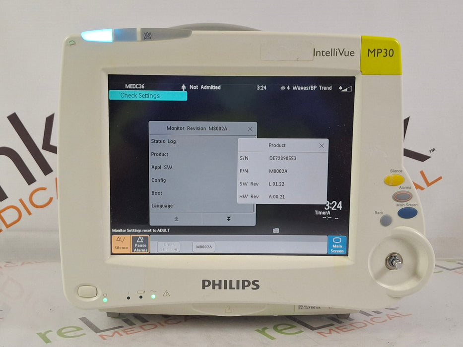 Philips IntelliVue MP30 Patient Monitor