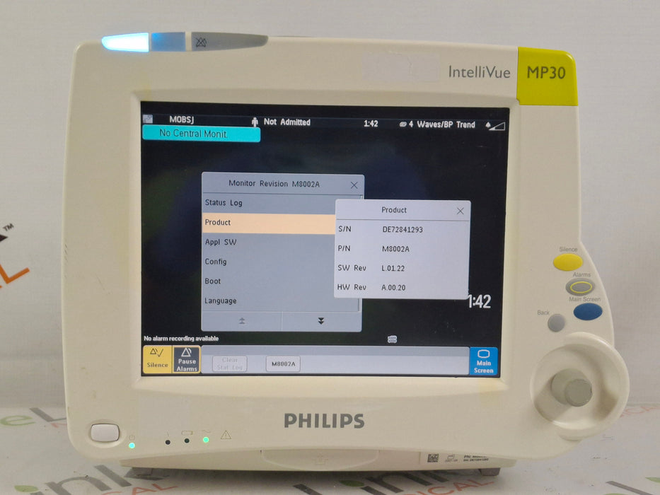 Philips IntelliVue MP30 Patient Monitor