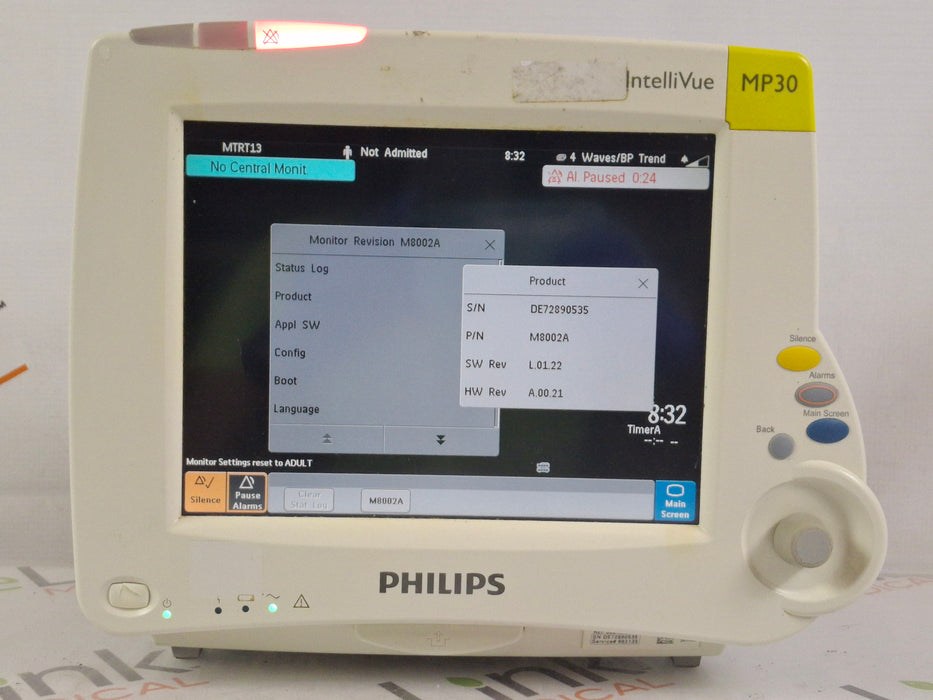Philips IntelliVue MP30 Patient Monitor