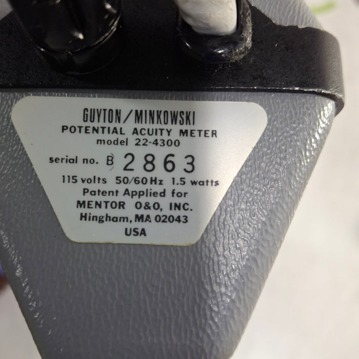 Guyton Minkowski 22-4300 Potential Acuity Meter
