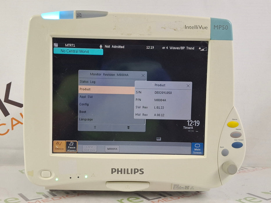 Philips IntelliVue MP50 Patient Monitor