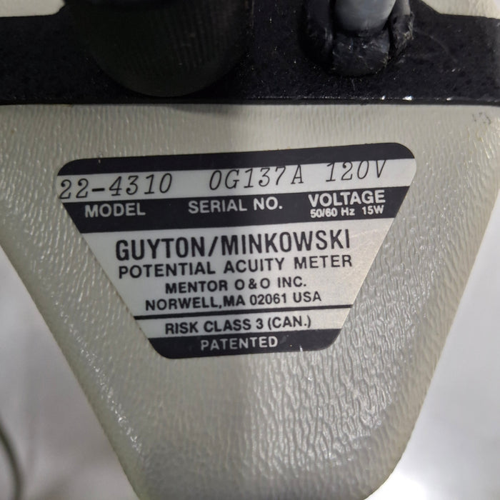Guyton Minkowski 22-4310 Potential Acuity Meter