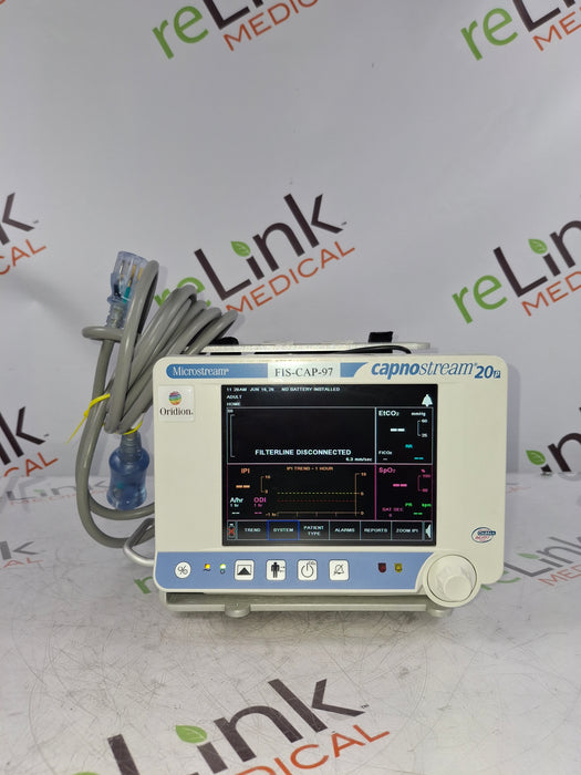 Oridion Capnostream 20P Capnography Monitor