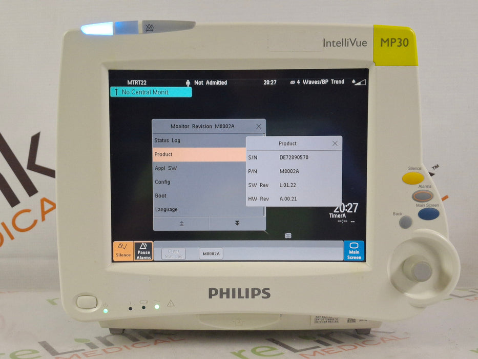 Philips IntelliVue MP30 Patient Monitor