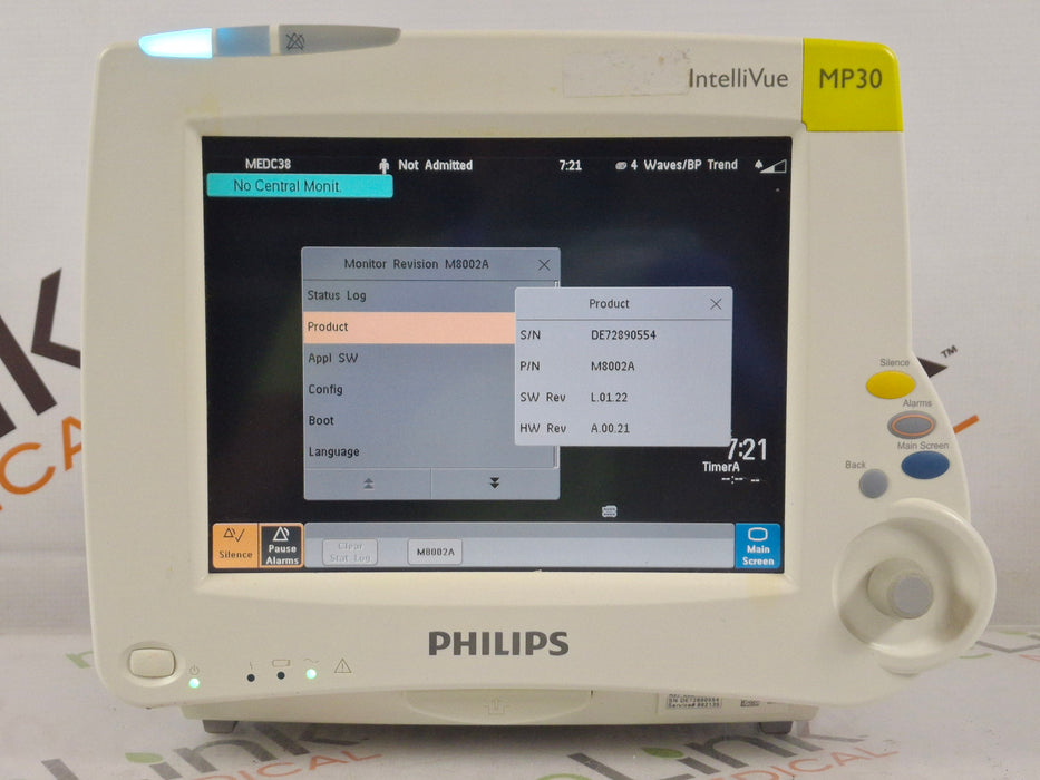 Philips IntelliVue MP30 Patient Monitor
