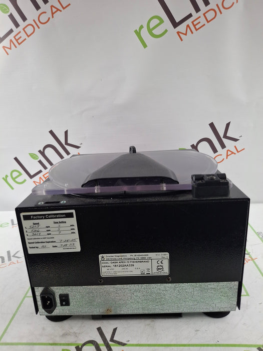 Drucker Diagnostics Dash Apex 12 Centrifuge