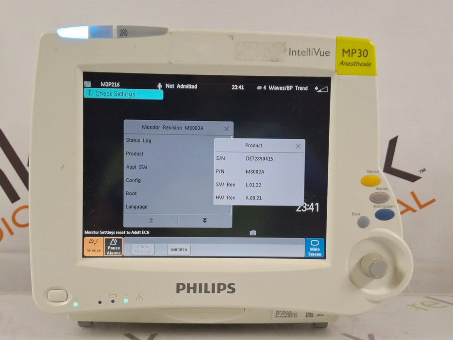 Philips IntelliVue MP30 - Anesthesia Patient Monitor