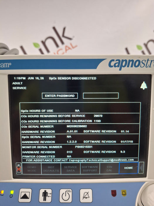 Oridion Capnostream 20P Capnography Monitor