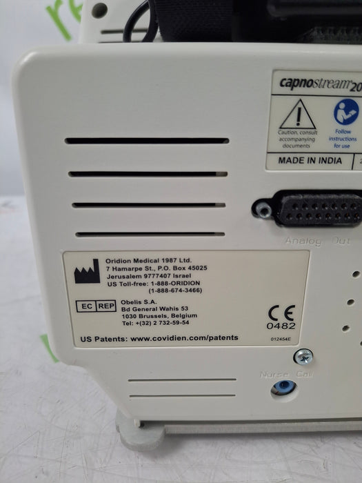 Oridion Capnostream 20P Capnography Monitor