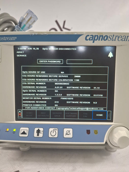 Oridion Capnostream 20P Capnography Monitor