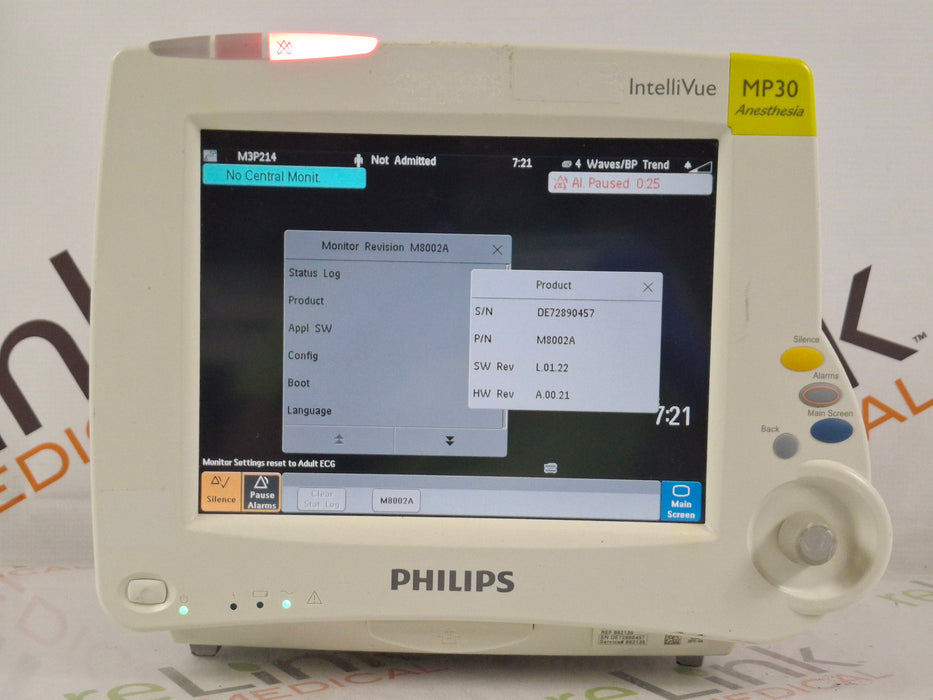 Philips IntelliVue MP30 - Anesthesia Patient Monitor