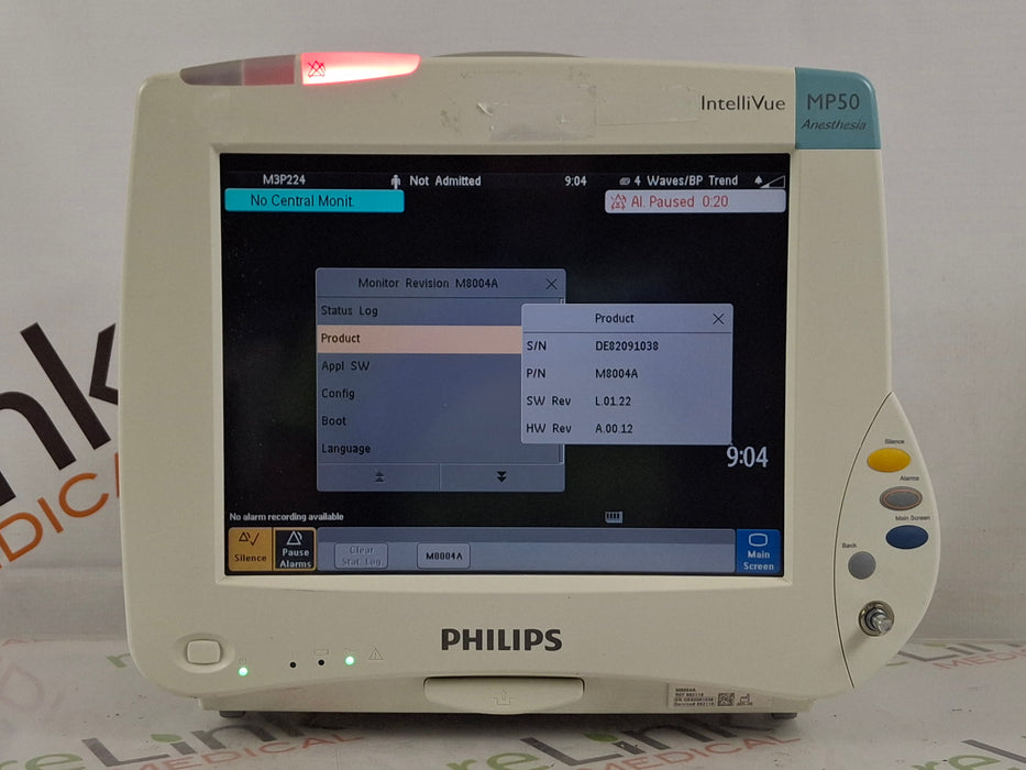 Philips IntelliVue MP50 - Anesthesia Patient Monitor