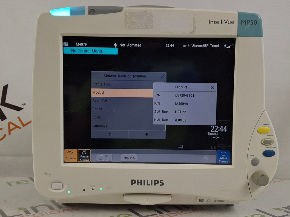 Philips IntelliVue MP50 Patient Monitor