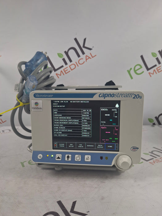 Oridion Capnostream 20P Capnography Monitor