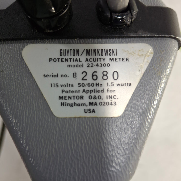 Guyton Minkowski 22-4300 Potential Acuity Meter
