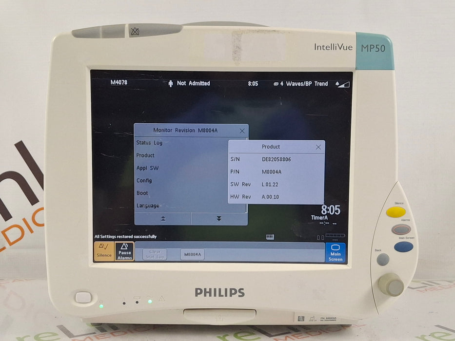 Philips IntelliVue MP50 Patient Monitor