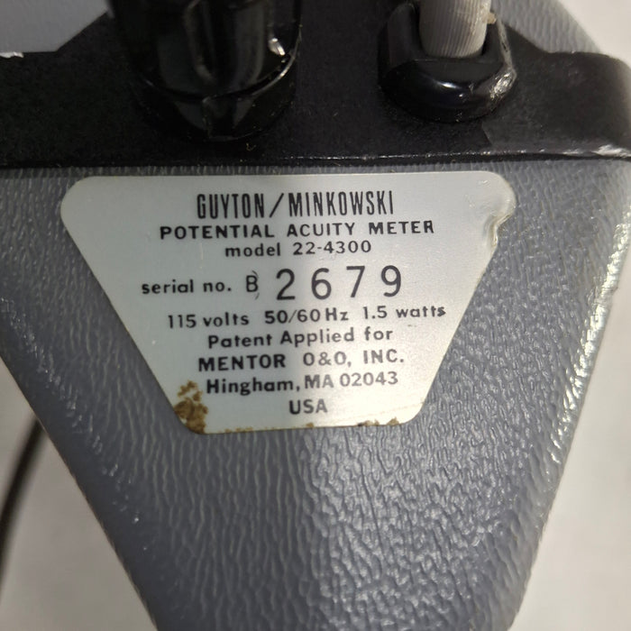 Guyton Minkowski 22-4300 Potential Acuity Meter