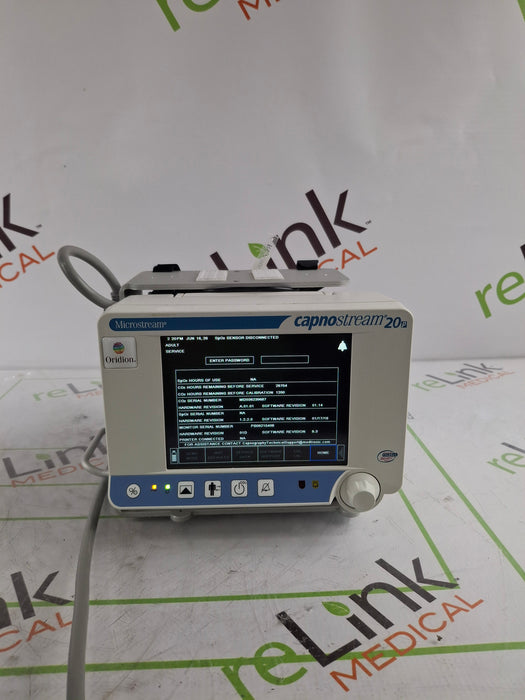Oridion Capnostream 20P Capnography Monitor