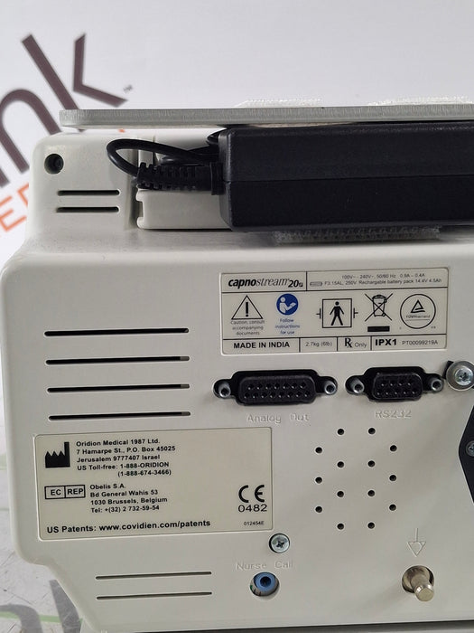 Oridion Capnostream 20P Capnography Monitor
