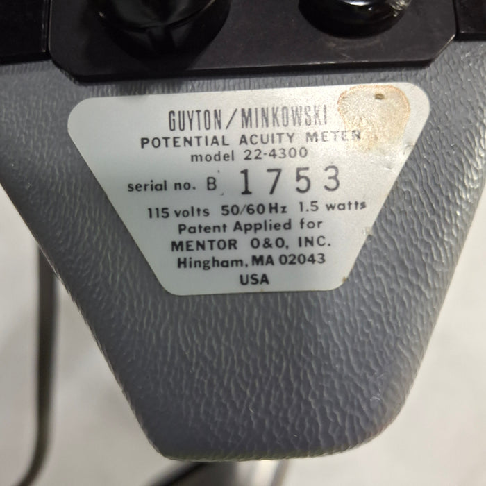 Guyton Minkowski 22-4300 Potential Acuity Meter