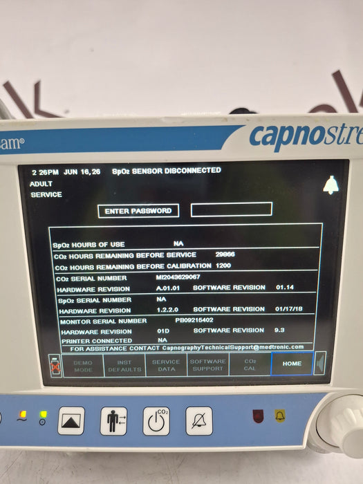 Oridion Capnostream 20P Capnography Monitor