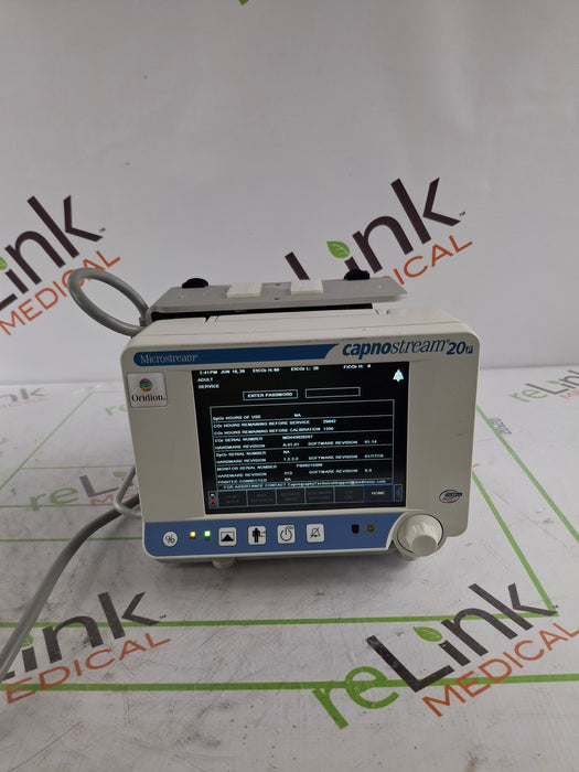 Oridion Capnostream 20P Capnography Monitor