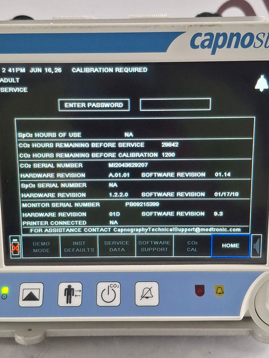 Oridion Capnostream 20P Capnography Monitor