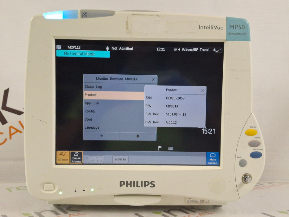 Philips IntelliVue MP50 - Anesthesia Patient Monitor