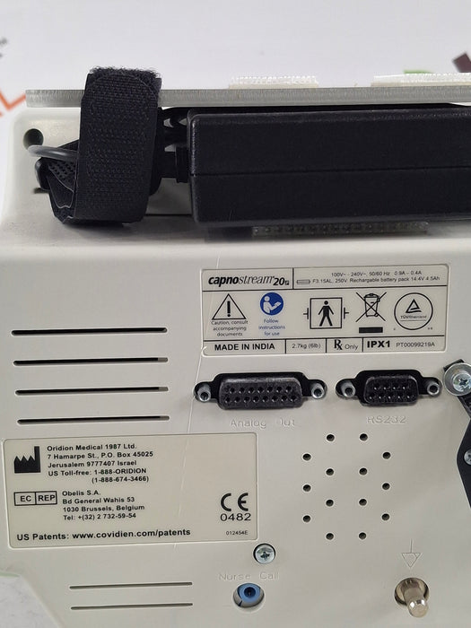Oridion Capnostream 20P Capnography Monitor