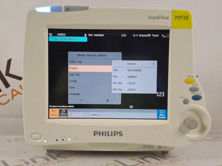 Philips IntelliVue MP30 Patient Monitor