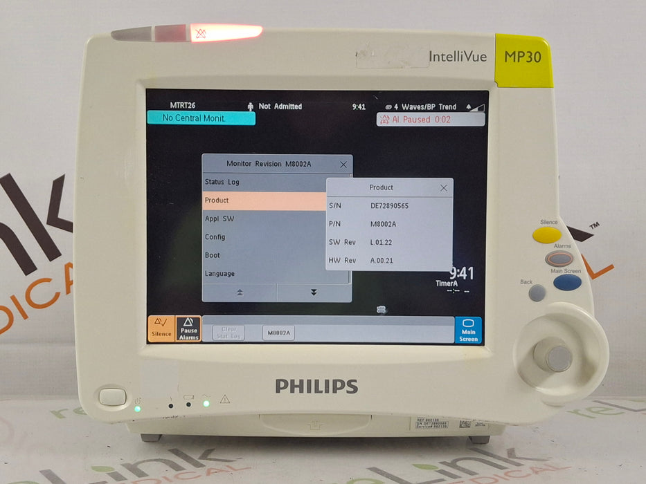 Philips IntelliVue MP30 Patient Monitor