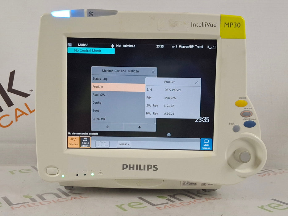 Philips IntelliVue MP30 Patient Monitor