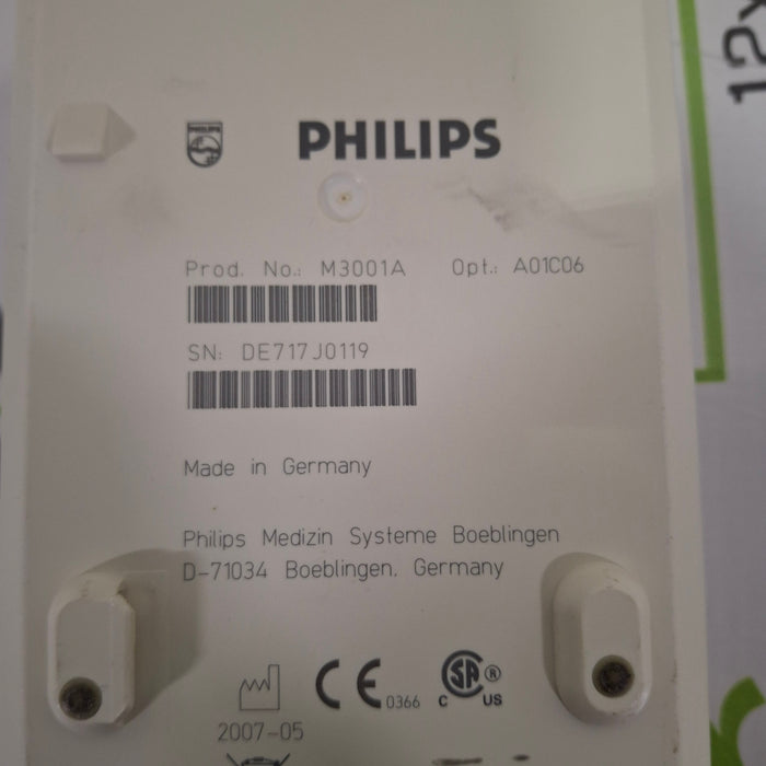 Philips M3001A-A01C06 Fast SpO2, NIBP, ECG, Temp, IBP MMS Module