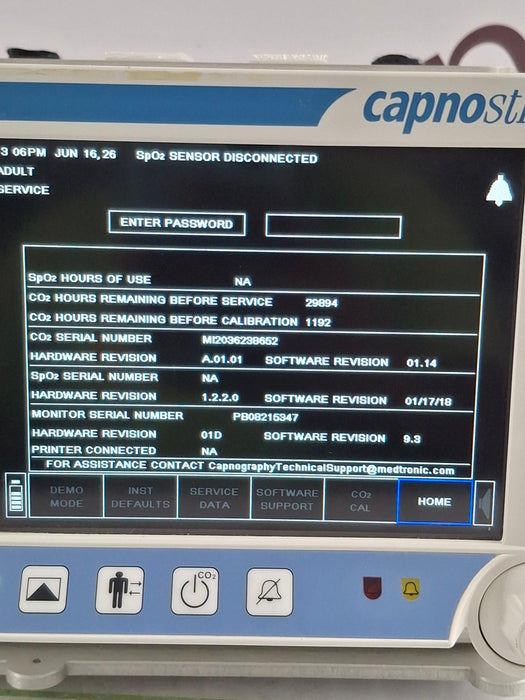 Oridion Capnostream 20P Capnography Monitor
