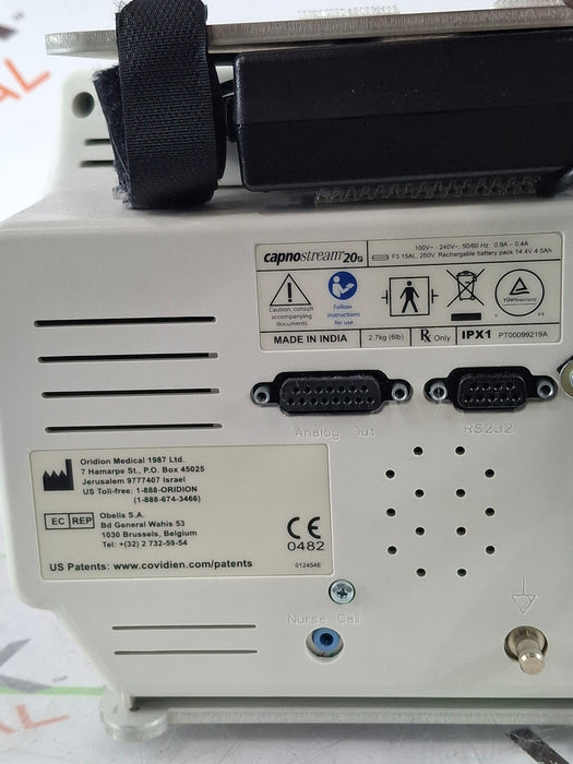 Oridion Capnostream 20P Capnography Monitor