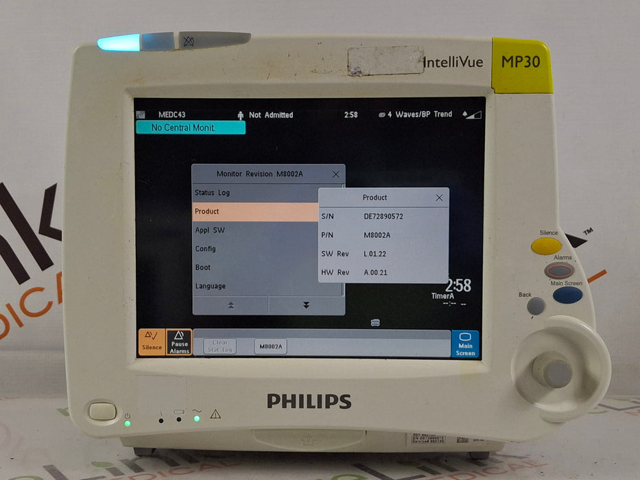 Philips IntelliVue MP30 Patient Monitor