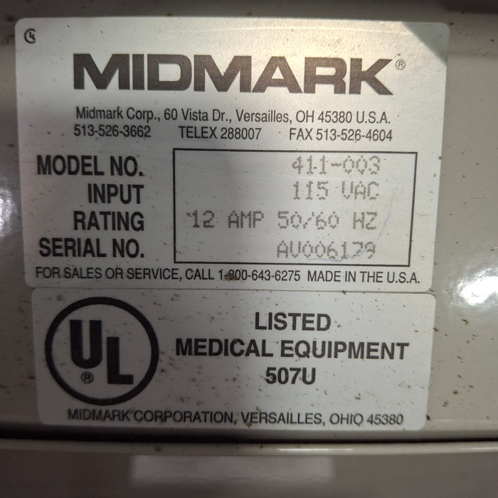 Midmark 411 Power Exam Table