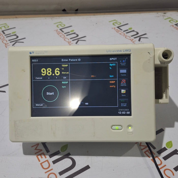 Spacelabs Healthcare Ultraview DM3 Vital Signs Monitor