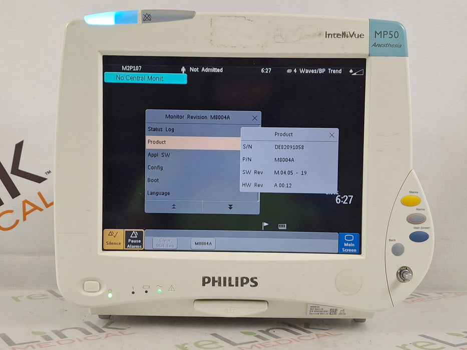 Philips IntelliVue MP50 - Anesthesia Patient Monitor