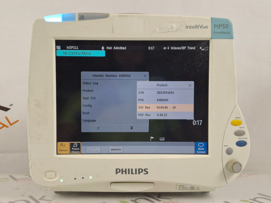 Philips IntelliVue MP50 - Anesthesia Patient Monitor