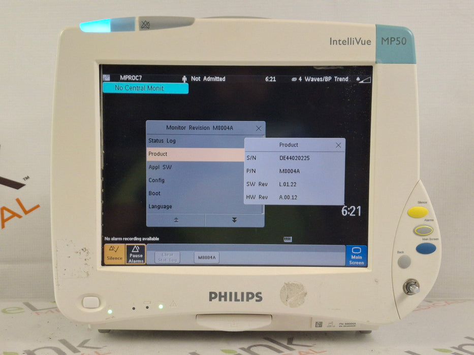 Philips IntelliVue MP50 Patient Monitor