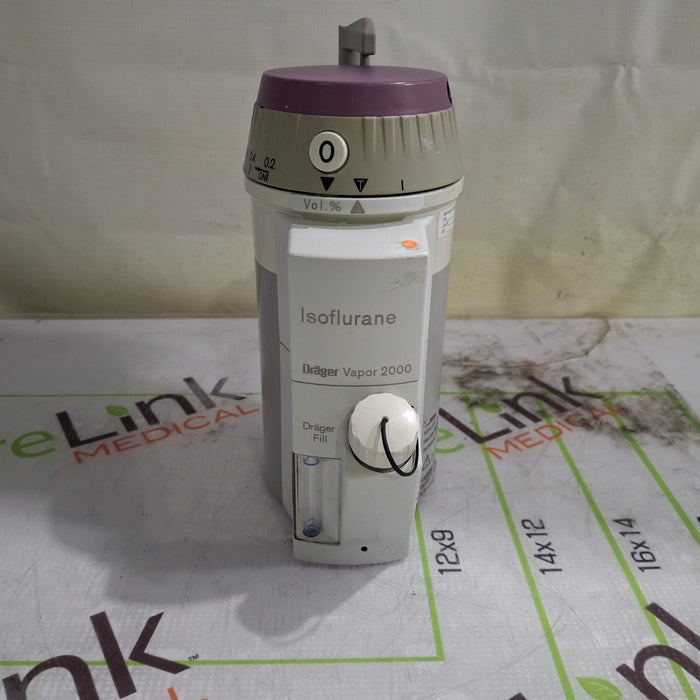 Draeger Medical Vapor 2000 Isoflurane Vaporizer