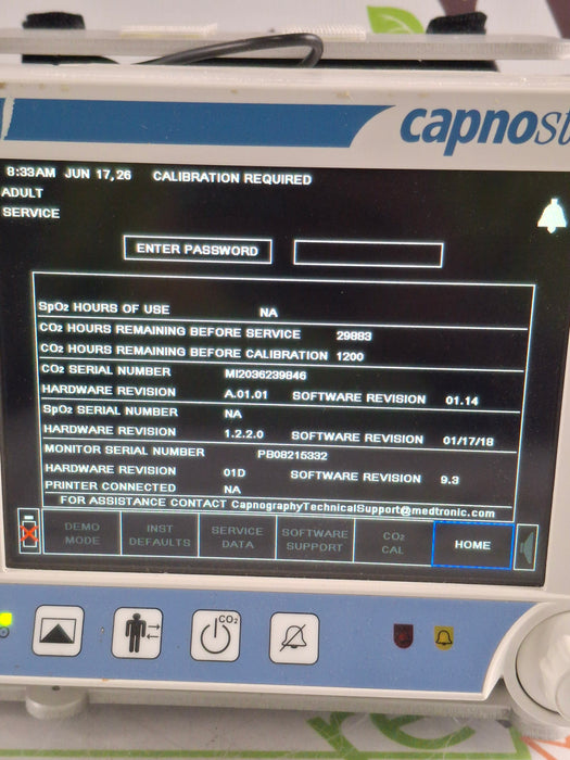Oridion Capnostream 20P Capnography Monitor